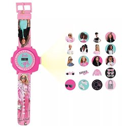 Reloj digital proyecciones Barbie