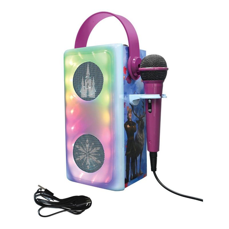 Altavoz Bluetooth Luminoso + Microfono Frozen Disney