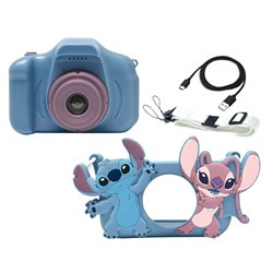 Camara Digital con Proteccion Stitch & Angel Disney