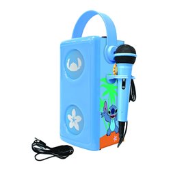 Altavoz Bluetooth Luminoso + Microfono Stitch Disney