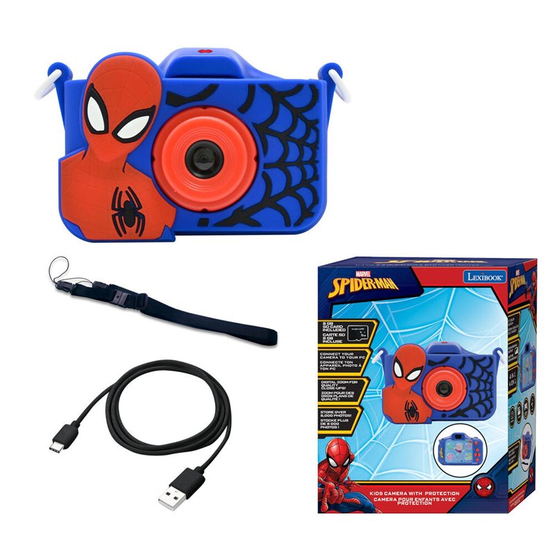 Camara Digital con Proteccion Spiderman Marvel