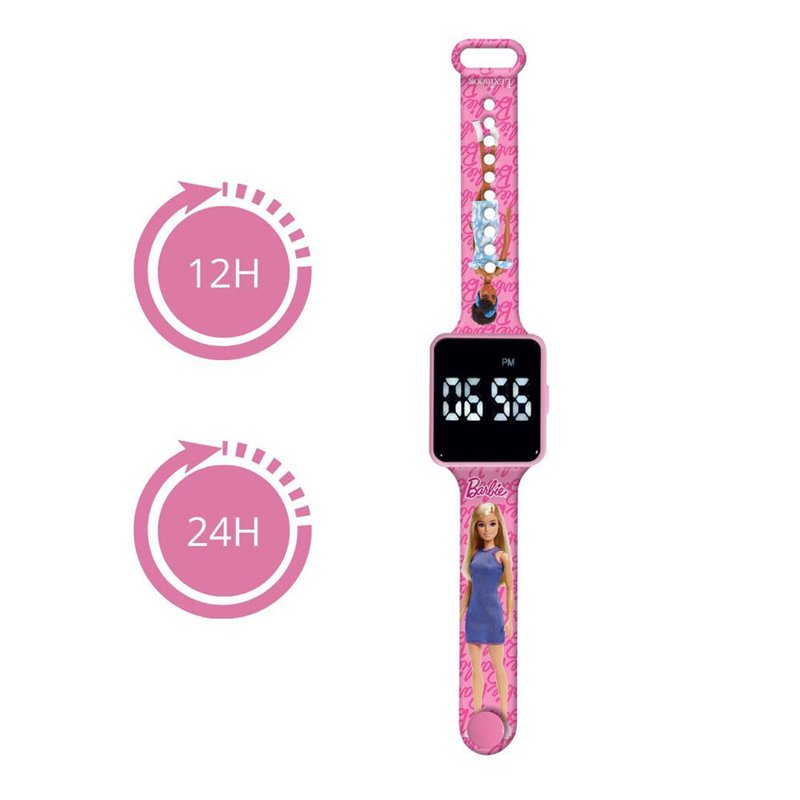 Reloj Digital LED Barbie