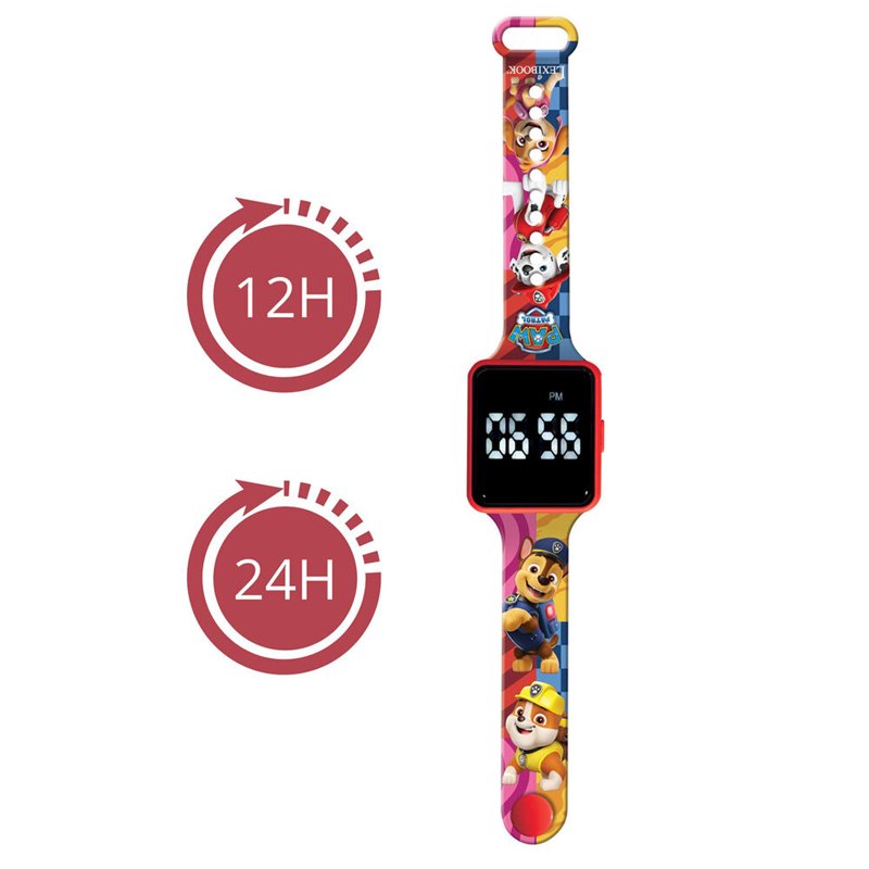 Reloj Digital LED Patrulla Canina Paw Patrol