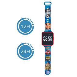 Reloj Digital LED Hot Wheels