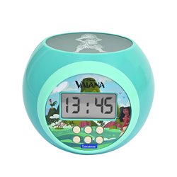 Reloj Despertador Proyector Vaiana Moana Disney