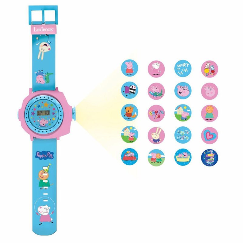 Reloj Digital proyecciones Peppa Pig