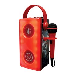 Altavoz Bluetooth Luminoso + Microfono Spiderman Marvel