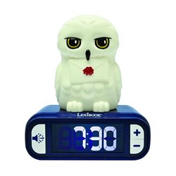 Reloj Despertador Luz Nocturna 3D Hedwig Harry Potter