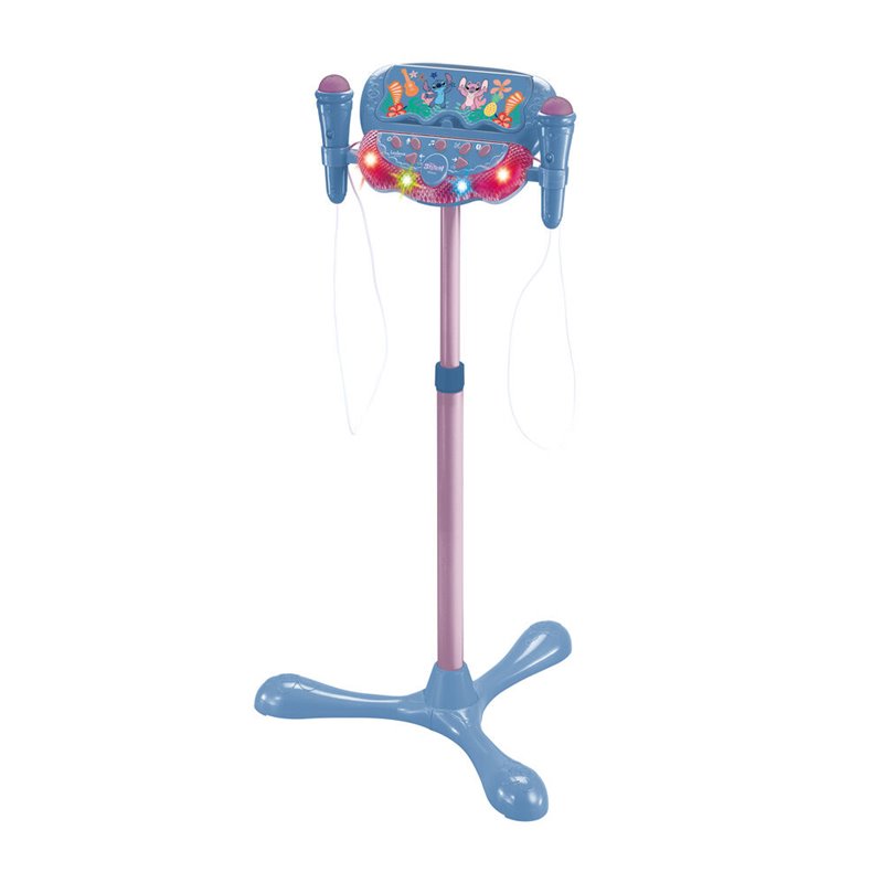 Microfono Karaoke Soporte Ajustable Stitch Disney
