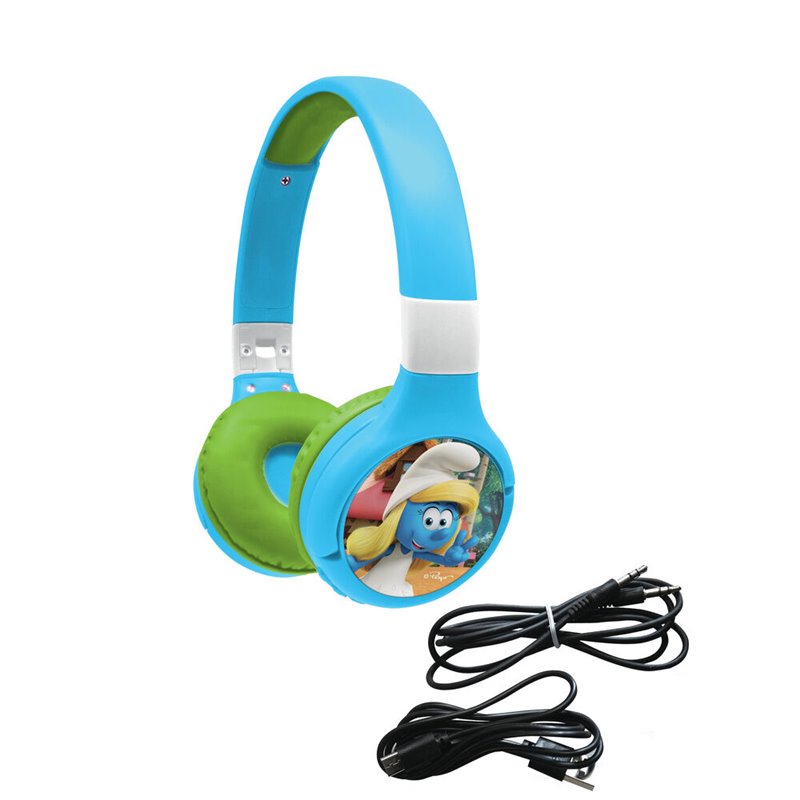 Auriculares plegables Pitufos