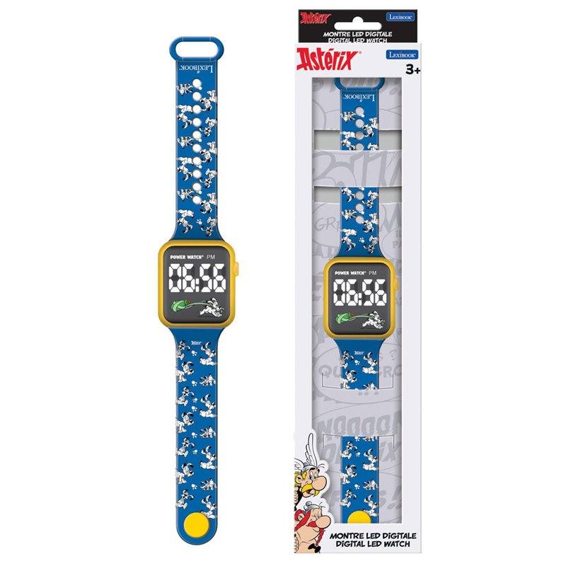 Reloj Digital LED Asterix y Obelix