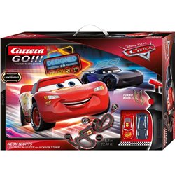 Circuito carreras Rayo & Storm Cars Disney Pixar luces