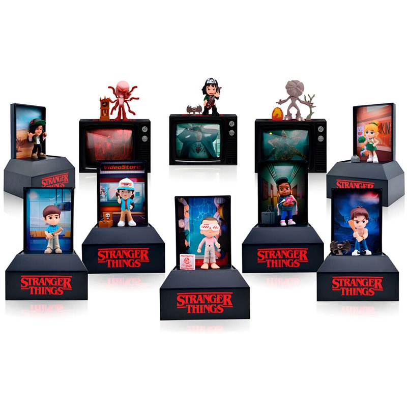 Capsula TV figura sorpresa + accesorios Stranger Things surtido