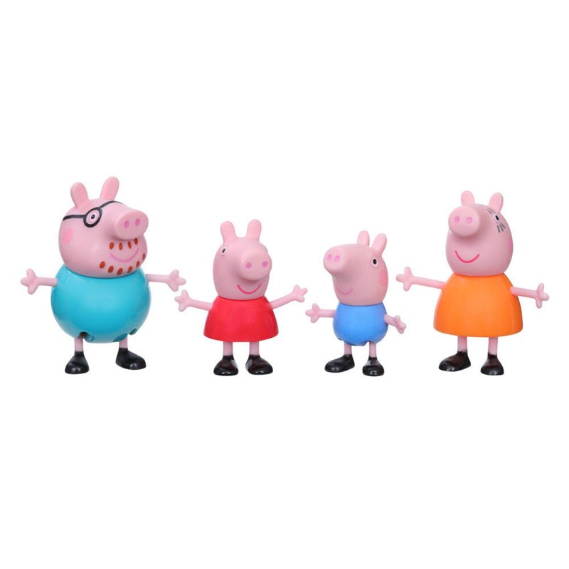 Blister 4 figuras Familia Peppa Pig