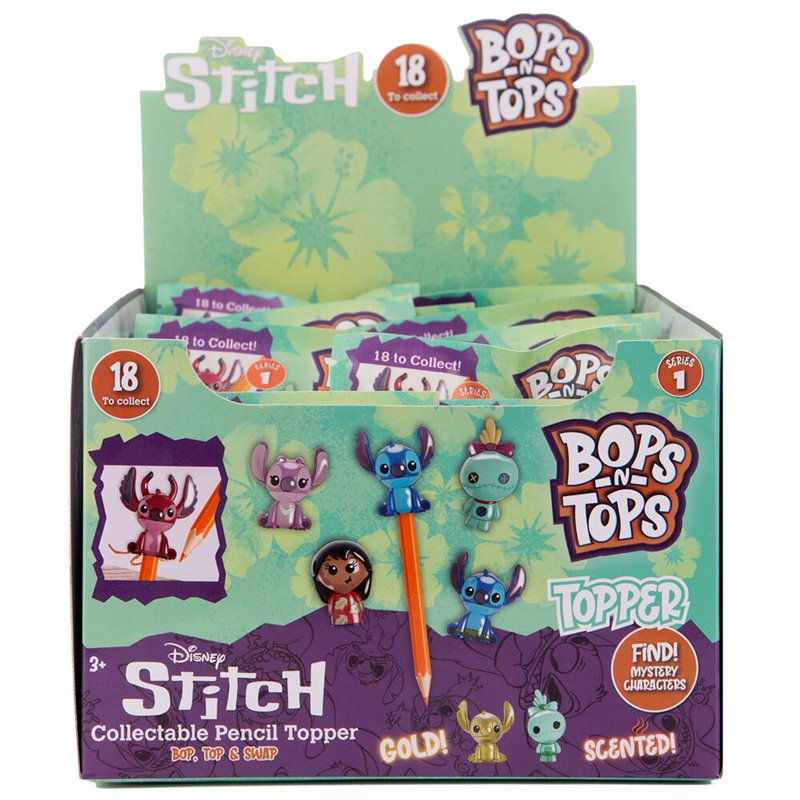 Sobre Sorpresa Toppers 3D Stitch Disney