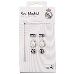 Set 3 Pares de pendientes Real Madrid