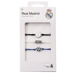 Set 3 Pulseras Amistad Real Madrid