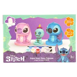 Set 3 Figuras de Escayola para Pintar Stitch Disney