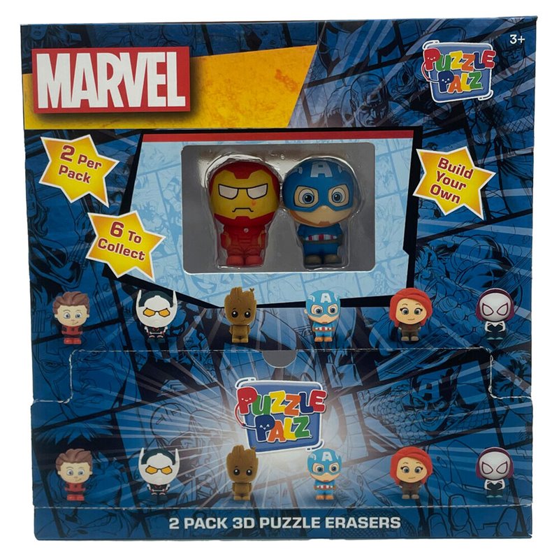 Capsula Puzzle Palz Marvel surtido
