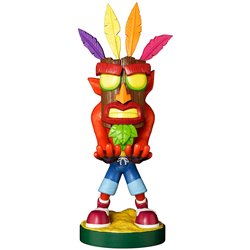 Cable Guy soporte sujecion figura Aku Aku Crash Bandicoot 20cm