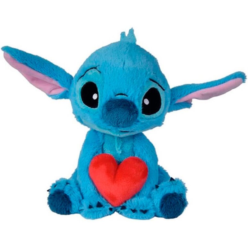 Peluche corazon Stitch Disney 25cm