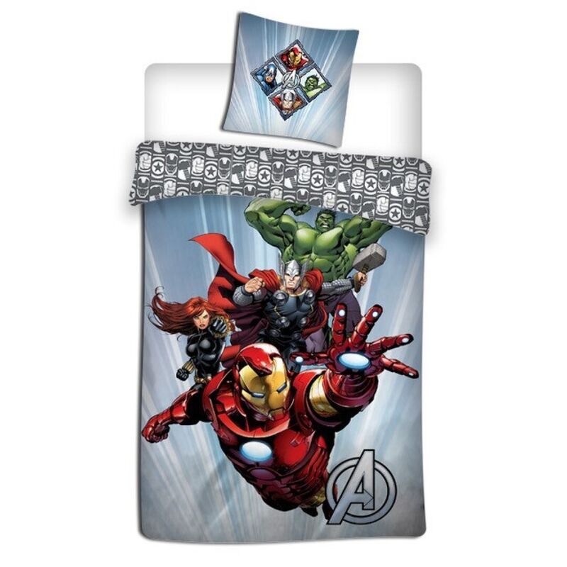 Funda nordica Vengadores Avengers Marvel cama 90cm microfibra
