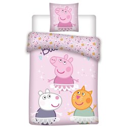Funda nordica Peppa Pig cama 90 algodon