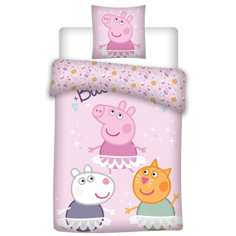 Funda nordica Peppa Pig cama 90 algodon