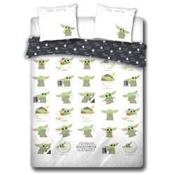 Funda nordica Baby Yoda The Mandalorian Star Wars algodon cama 135cm