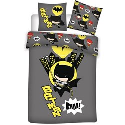Funda nordica Chibi Batman DC Comics cama 90 microfibra