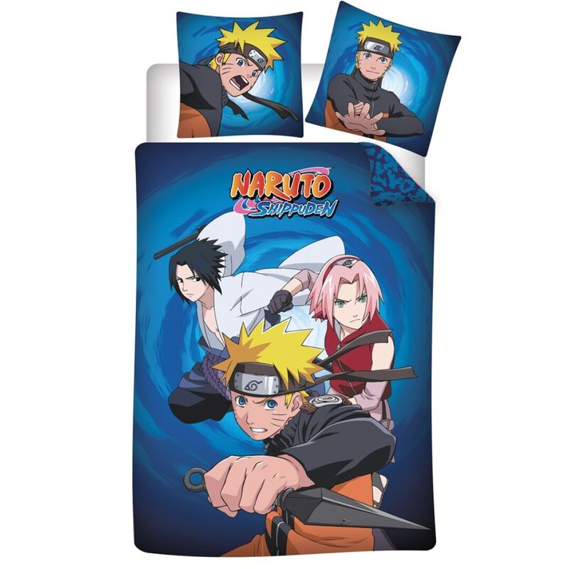 Funda nordica Naruto Shippuden cama 90 algodon