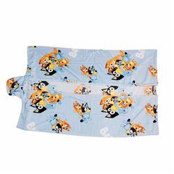 Manta coralina capucha Bluey 120x150cm