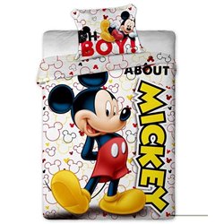 Funda nordica Mickey Disney cama 90cm microfibra