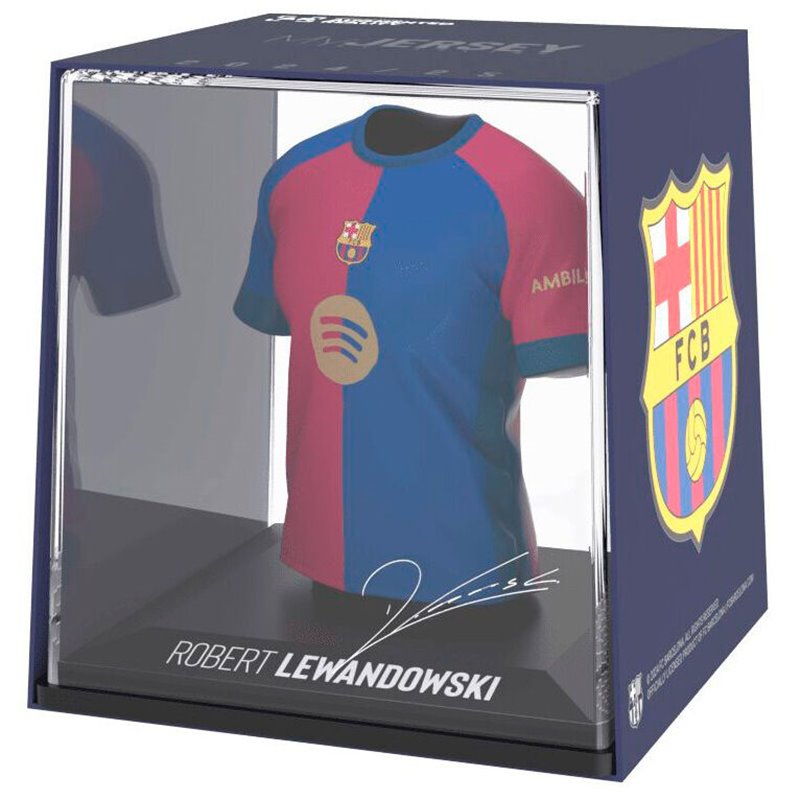 Figura Mini Camiseta Lewandowski FC Barcelona
