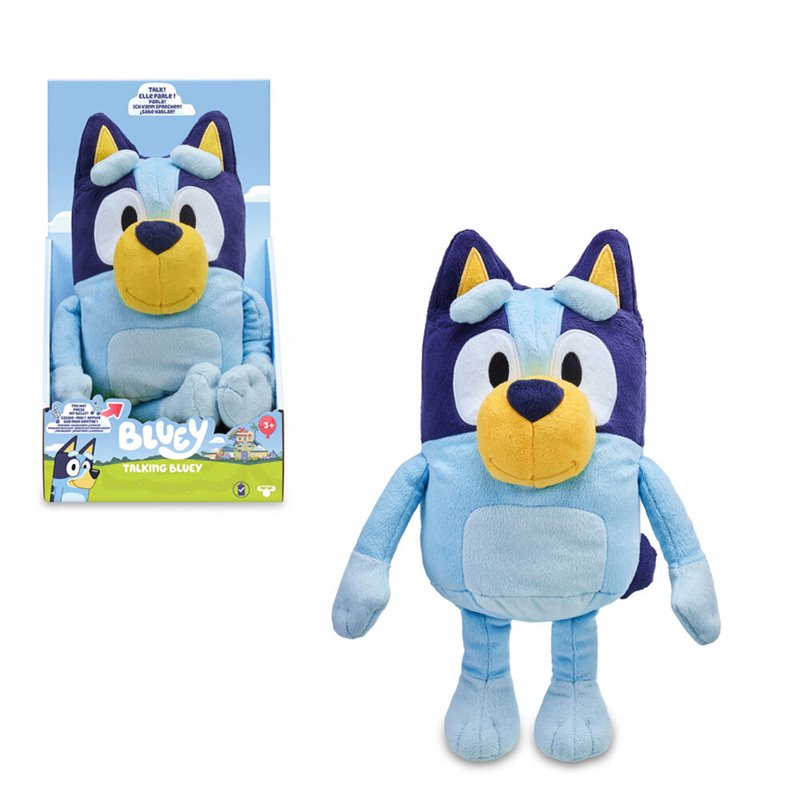 Peluche parlante Bluey 25cm