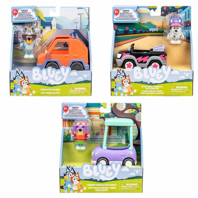 Vehiculo Basico Bluey surtido