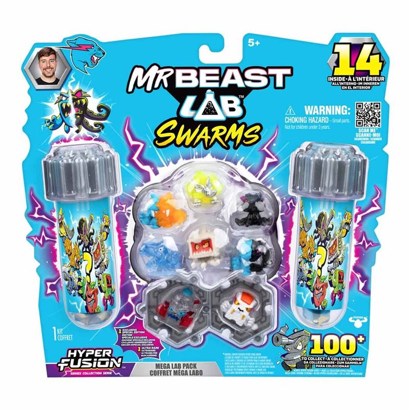 Figuras Mr Beast Lab Swarms surtido