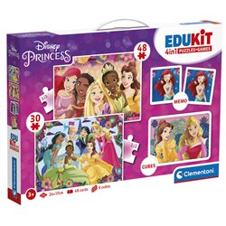 Edukit 4 en 1 Princesas Disney
