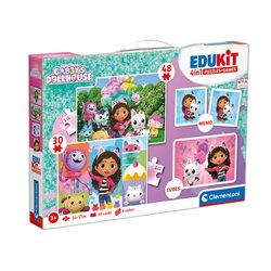 Edukit 4 en 1 La Casa de Muñecas de Gabby
