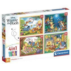 Puzzle Winnie the Pooh Disney 12-16-20-24pzs