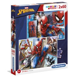 Puzzle Spiderman Marvel 2x60pzs