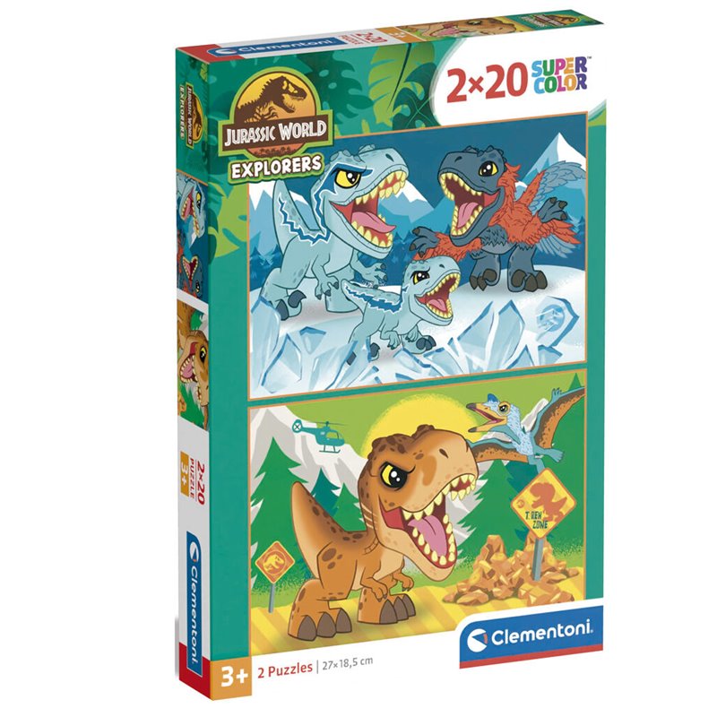 Puzzle Jurassic World 2x20pzs