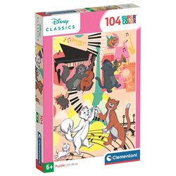 Puzzle Los Aristogatos Disney 104pzs