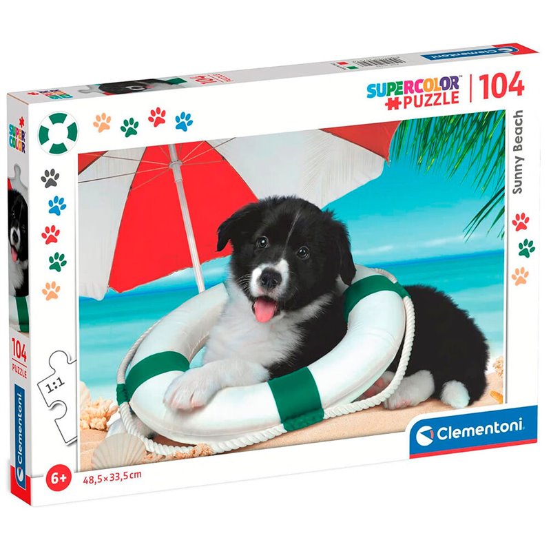 Puzzle super Playa Soleada 104pzs
