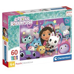 Puzzle La Casa de Muñecas de Gabby 60pzs