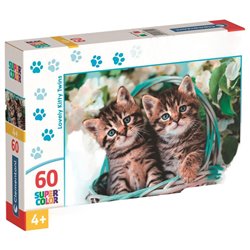 Puzzle Gatitos Gemelos 60pzs