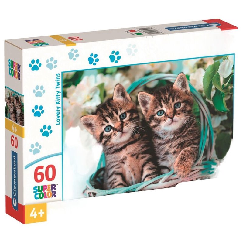 Puzzle Gatitos Gemelos 60pzs