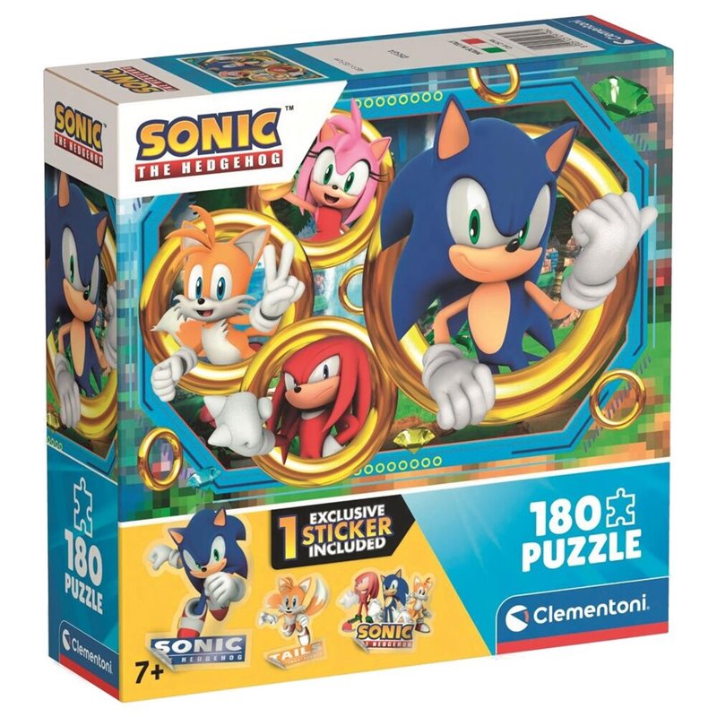 Puzzle Sonic the Hedgehog 180pzs