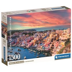 Puzzle Picturesque Procida Island High Quality 1500pzs