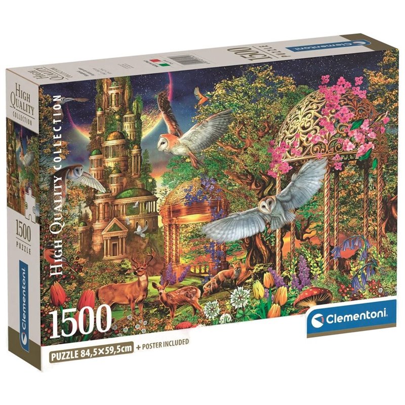 Puzzle Woodland Fantasy Garden High Quality 1500pzs